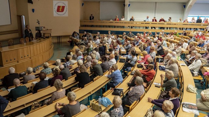 Z seniorami o Zielonym EXPO - fot. Stefan Brajter / UMŁ