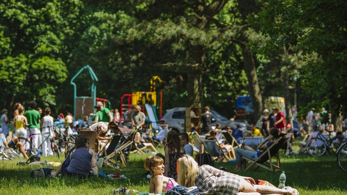 Zachęcamy do spędzania wolnego czasu w łódzkich parkach - fot. z arch. UMŁ